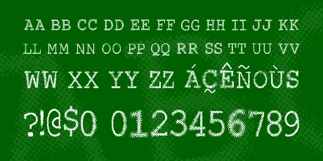 VTKS CONTACT font