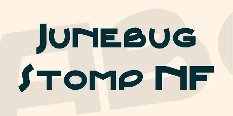 Junebug Stomp NF font