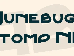 Junebug Stomp NF font