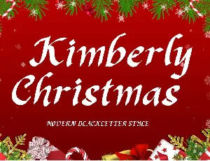 Kimberly Christmas Demo font