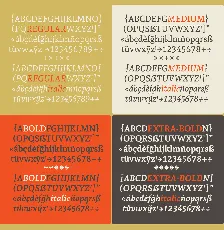 Andada Family font