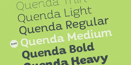 Quenda Typeface font