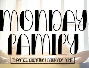 Monday Family font