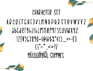 Lemondrop font