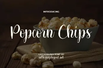 Popcorn Chips font