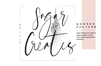 Sugar Creates Script font