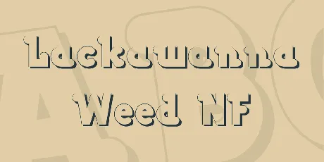 Lackawanna Weed NF font