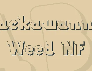 Lackawanna Weed NF font