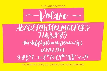 Volare font