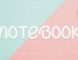 Notebook Display font