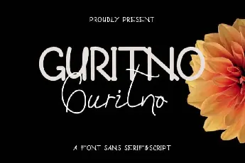 Guritno Handwritten Duo font