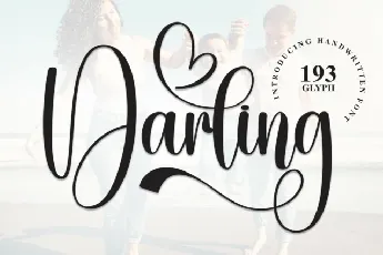 Darling Calligraphy font