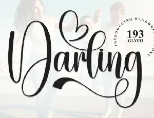 Darling Calligraphy font