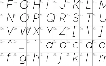 Duplet Open font