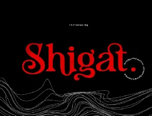 Shigat font