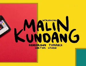 Malin Kundang Script font