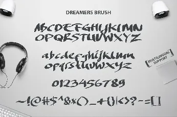 Dreamers Brush font