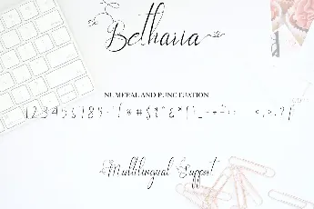 Betharia font