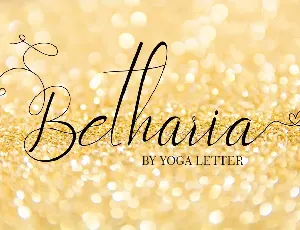 Betharia font