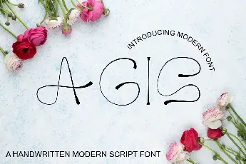 AGIS font