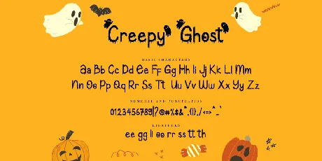 Creepy Ghost font