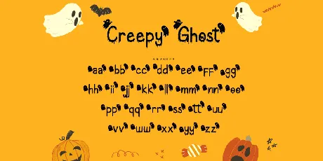 Creepy Ghost font