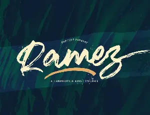 Ramez font