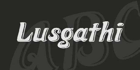 Lusgathi font