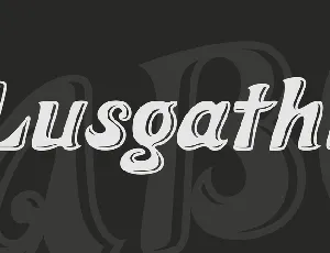 Lusgathi font