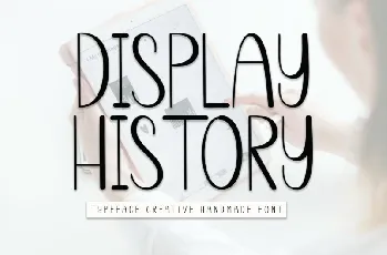 Display History Display font