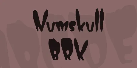 Numskull BRK font