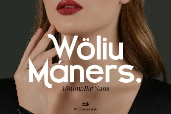 Woliu Maners font