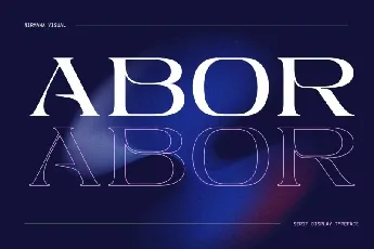 Abor font