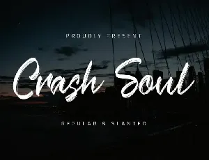 Crash Soul Brush font