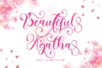 Beautiful Agatha font