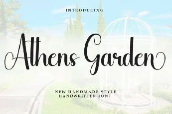 Athens Garden font