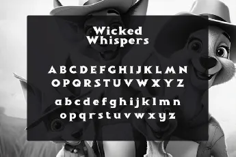 Wicked Whispers font