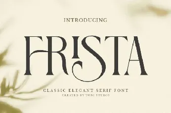 Frista font