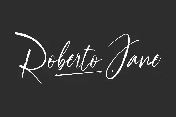 Roberto Jane Demo font