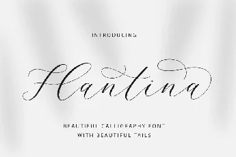 Flantina font