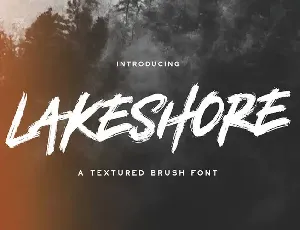 Lakeshore Brush font