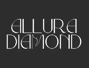 Allura Diamond font