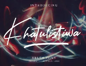 Khatulistiwa Script font