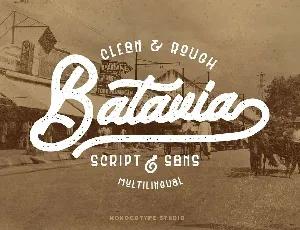 Batavia Typeface Free font