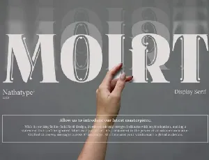 Moirt font