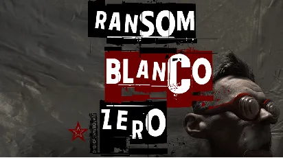 Ransom Blanco Zero font