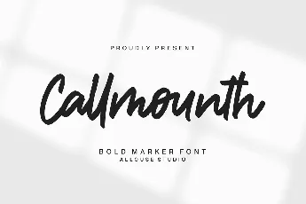 Callmounth font