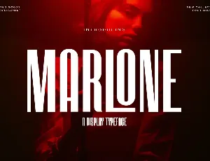 MARLONE DEMO font