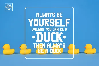 HELLO DUCKIES font