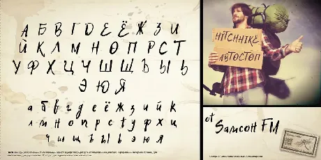 Hitch Hike font